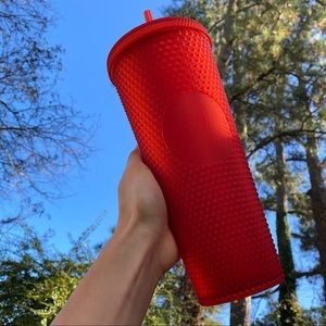 Matte Red Studded Starbucks Tumbler 2020 Release